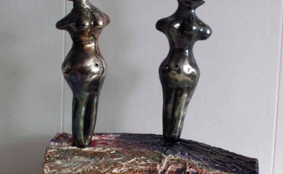 Skulptur aus Silber